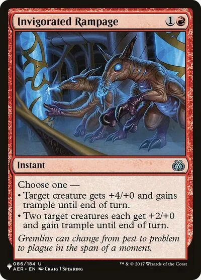 Invigorated Rampage - Normal Invigorated Rampage