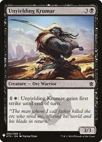 Unyielding Krumar - Normal Unyielding Krumar