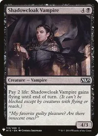 Shadowcloak Vampire - Normal Shadowcloak Vampire