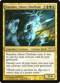 Karador, Ghost Chieftain - Foil Karador Ghost Chieftain