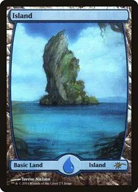 Island - Full Art - Foil Island Full Art