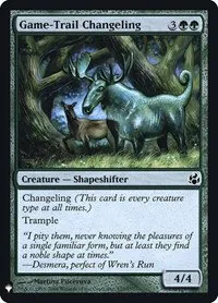 Game-Trail Changeling - Foil Game Trail Changeling