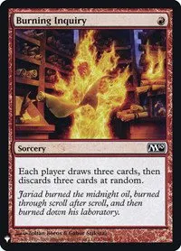 Burning Inquiry - Normal Burning Inquiry