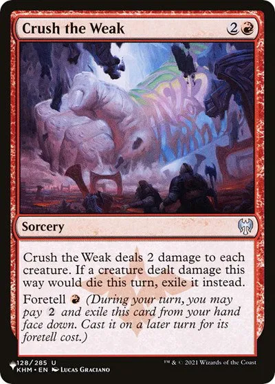 Crush the Weak