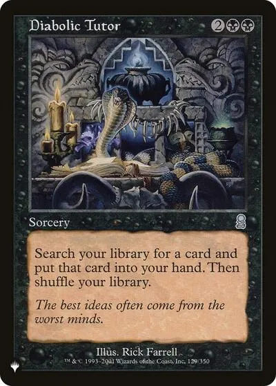 Diabolic Tutor - Normal Diabolic Tutor