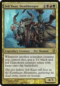 Sek'Kuar, Deathkeeper - Commander 2013
