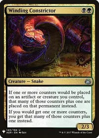 Winding Constrictor - Normal Winding Constrictor