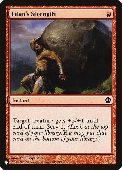 Titan's Strength - Normal Titan S Strength