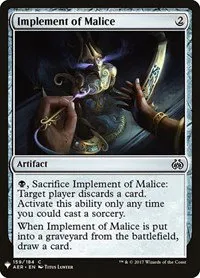Implement of Malice - Normal Implement Of Malice