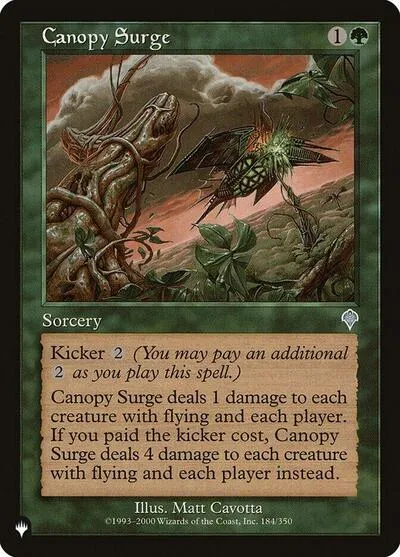 Canopy Surge - Normal Canopy Surge