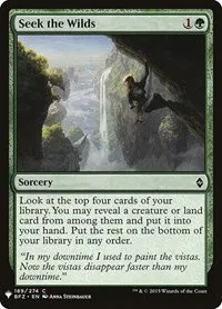 Seek the Wilds - Normal Seek The Wilds