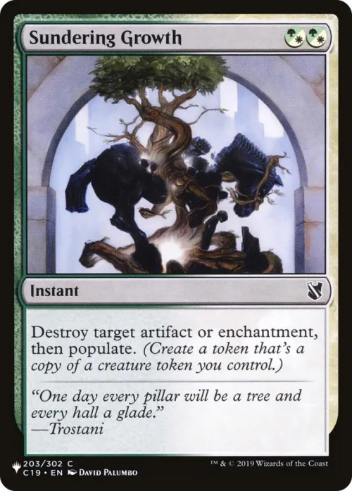 Sundering Growth - Normal Sundering Growth