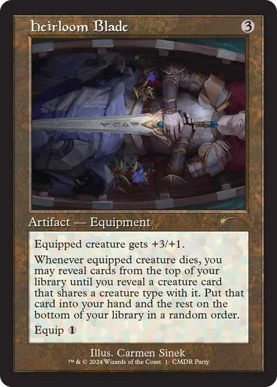 Heirloom Blade - Retro Frame Foil Heirloom Blad
