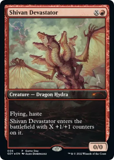 Shivan Devastator - Foil Shivan Devastator