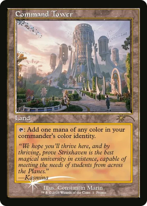 Command Tower - Strixhaven Omens Of Chaos