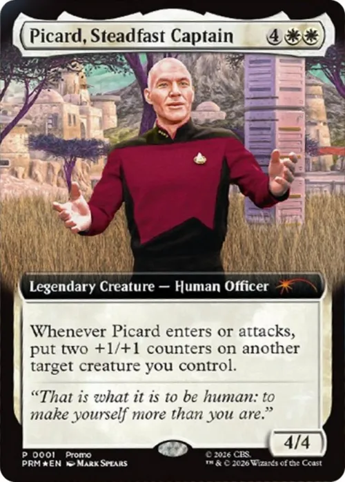 Picard, Steadfast Captain - Extended Art