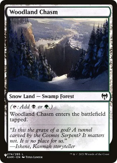 Woodland Chasm - Normal Woodland Chasm