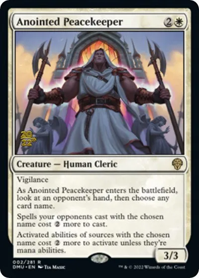 Anointed Peacekeeper - Foil Anointed Peacekeeper