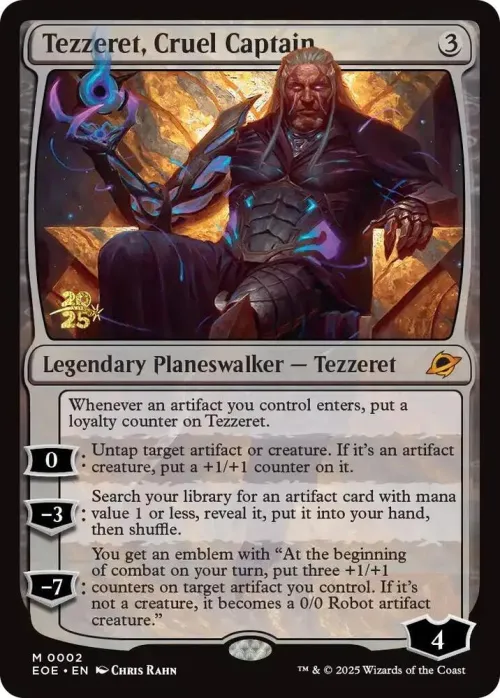 Tezzeret, Cruel Captain - Foil Tezzeret Cruel Captain