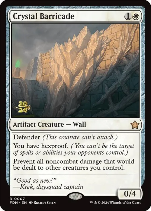 Crystal Barricade - Foil Crystal Barricade