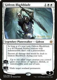 Gideon Blackblade - Foil Gideon Blackblade