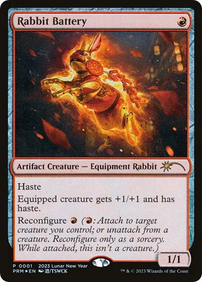 Rabbit Battery - Year Of The Rabbit 2023 Rabbit