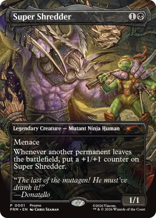 Super Shredder - Borderless Foil