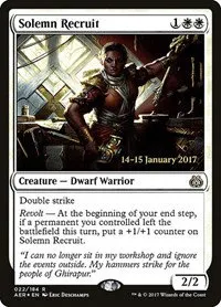 Solemn Recruit - Foil Solemn Recruit