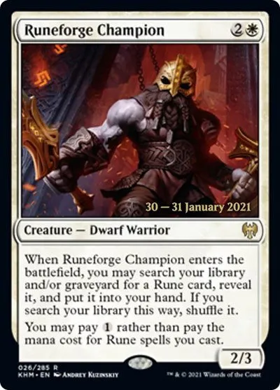Runeforge Champion - Foil Runeforge Champion