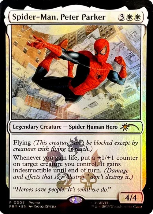 Spider-Man, Peter Parker - Foil Spider Man Peter Parker