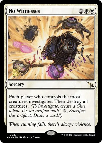 No Witnesses - Foil No Witnesses