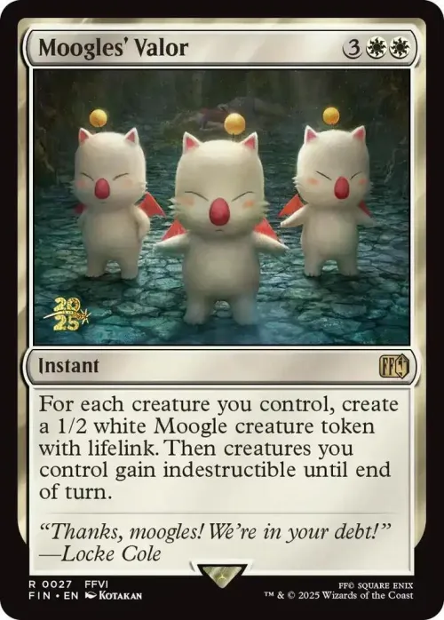 Moogles' Valor - Foil Moogles Valor