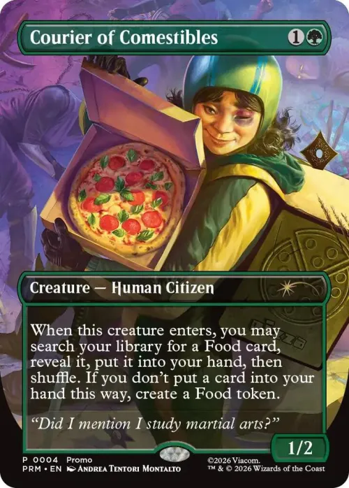Courier of Comestibles - Borderless