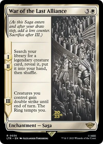 War of the Last Alliance - Foil War Of The Last Alliance