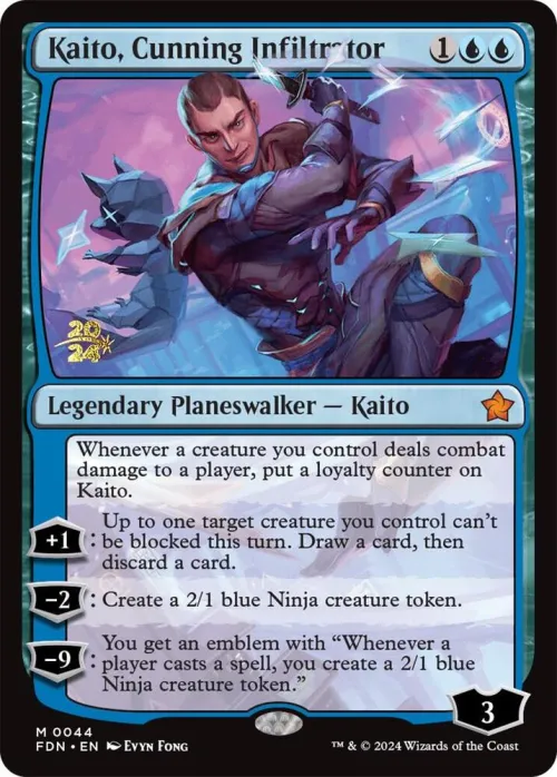 Kaito, Cunning Infiltrator - Foil Kaito Cunning Infiltrator