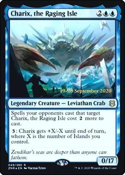 Charix, the Raging Isle - Foil Charix The Raging Isle