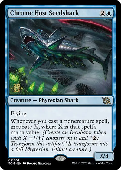 Chrome Host Seedshark - Foil Chrome Host Seedshark