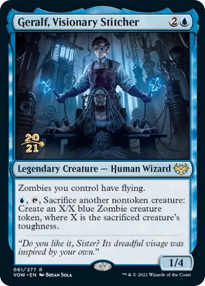 Geralf, Visionary Stitcher - Foil Geralf Visionary Stitcher