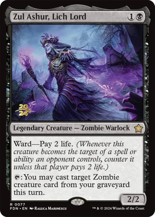 Zul Ashur, Lich Lord - Foil Zul Ashur Lich Lord