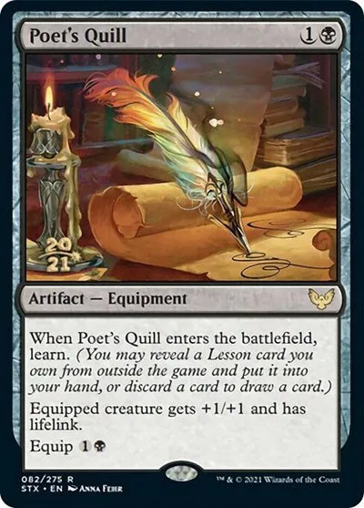 Poet's Quill - Foil Poet S Quill
