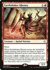 Earthshaker Khenra - Foil Earthshaker Khenra