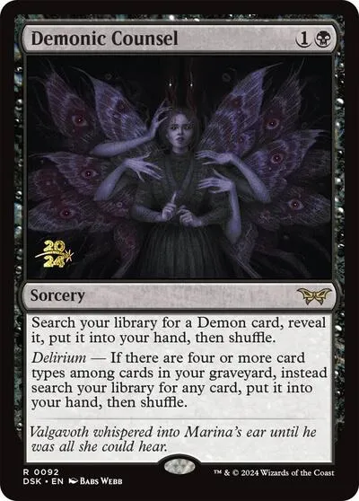 Demonic Counsel - Foil Demonic Counsel