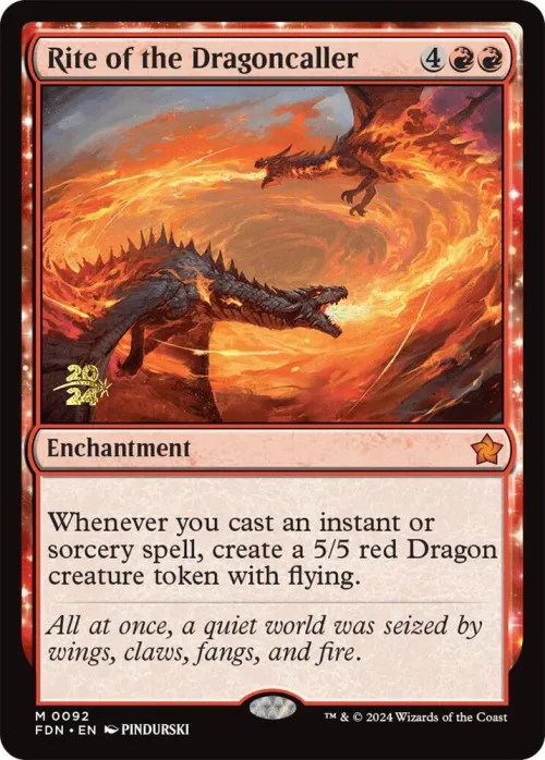 Rite of the Dragoncaller - Foil Rite Of The Dragoncaller