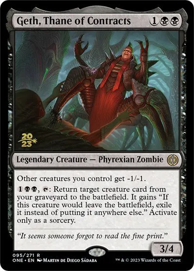Geth, Thane of Contracts - Foil Geth Thane Of Contracts