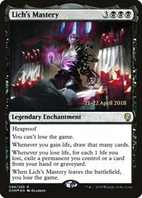 Lich's Mastery - Foil Lich S Mastery