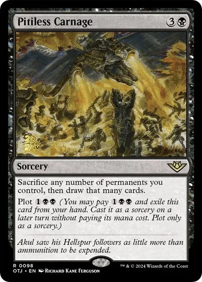 Pitiless Carnage - Foil Pitiless Carnage