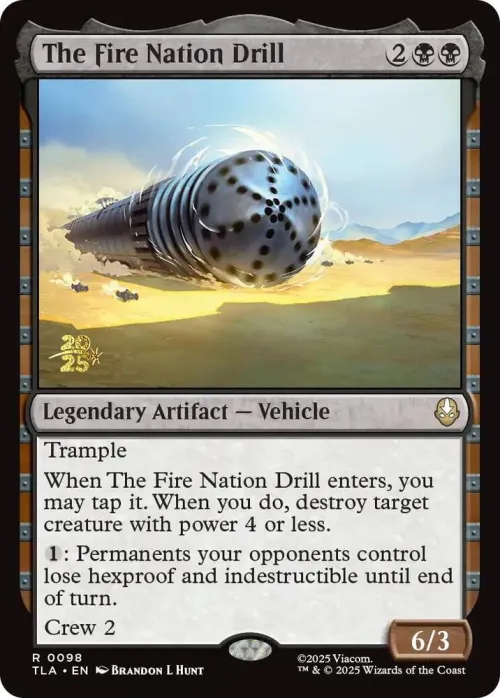 The Fire Nation Drill - Foil The Fire Nation Drill