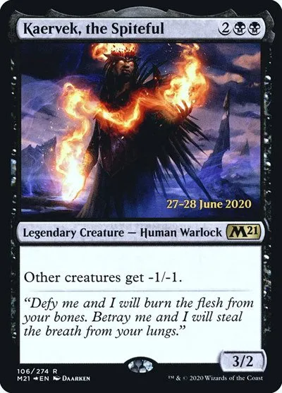 Kaervek, the Spiteful - Foil Kaervek The Spiteful
