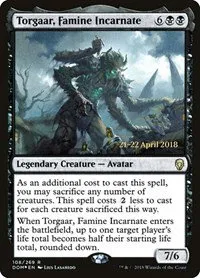 Torgaar, Famine Incarnate - Foil Torgaar Famine Incarnate