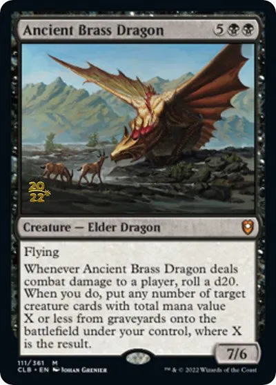 Ancient Brass Dragon - Foil Ancient Brass Dragon